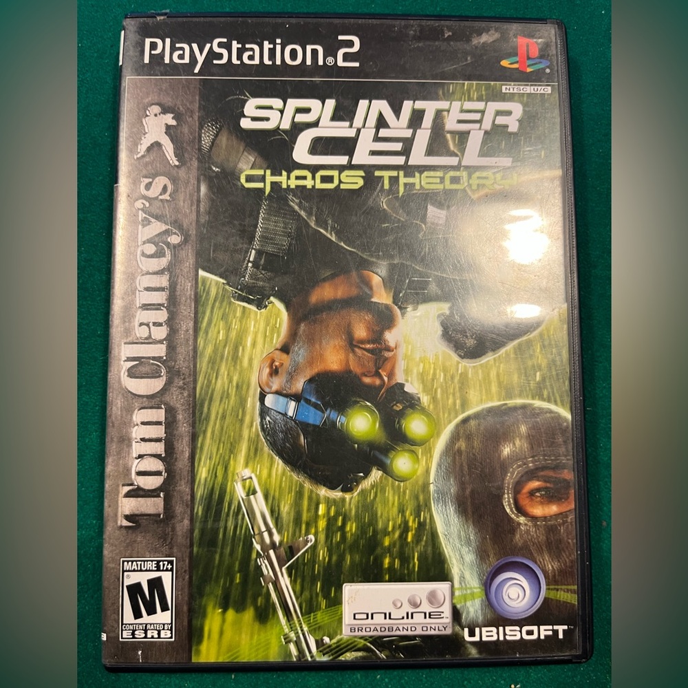 Tom Clancy's Splinter Cell Chaos Theory - PS2 With Manual￼ Complete CIB